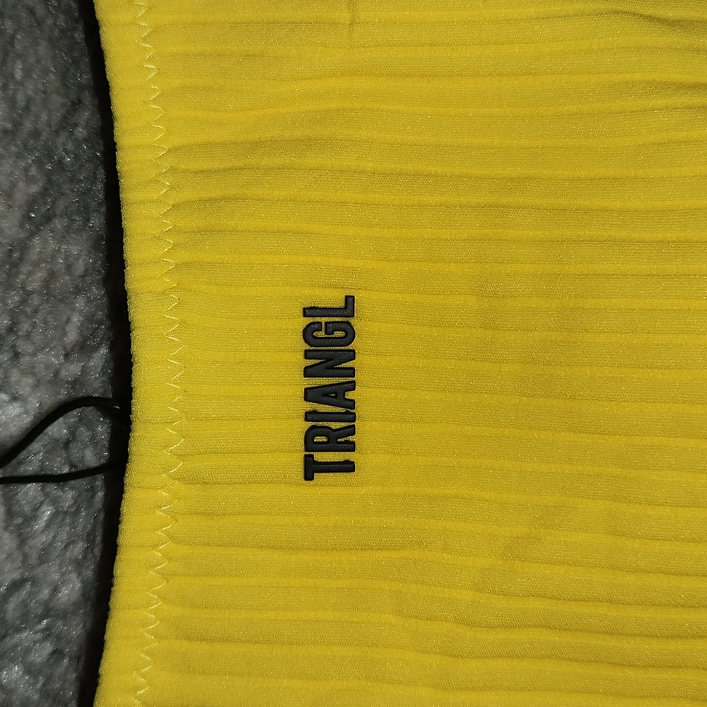 Yellow Rib normal coverage Bathing suit bottom - Picture 4 of 4